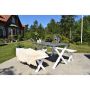 BÄNK BALTIC GARDEN SCOTTSDALE 140X44X39CM VIT