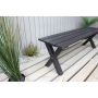 BÄNK BALTIC GARDEN SCOTTSDALE 140X44X39CM SVART