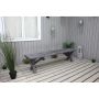 BÄNK BALTIC GARDEN SCOTTSDALE SHABBY CHIC 180CM GRÅ
