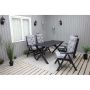 MATBORD BALTIC GARDEN SCOTTSDALE 150CM SVART