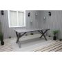 MATBORD BALTIC GARDEN SCOTTSDALE SHABBY CHIC 190CM GRÅ