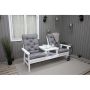 LOUNGEMÖBEL BALTIC GARDEN KINGDOM DUO-SOFFA VIT