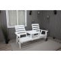 LOUNGEMÖBEL BALTIC GARDEN KINGDOM DUO-SOFFA VIT