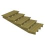 TERRASSTRAPPA PLUS 5 TRAPPSTEG 19° TRYCKIMPREGNERAD 196X68X120CM