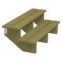 TERRASSTRAPPA PLUS 2 TRAPPSTEG 34,2° TRYCKIMPREGNERAD 50X34X120CM