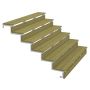 TERRASSTRAPPA PLUS 6 TRAPPSTEG 34,2° STÅL 154X105X180CM