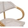 CAFÉSET HILLERSTORP NÄSBY BORD Ø70CM BEIGE+ 2 STAPELSTOLAR ÄPPELHED  