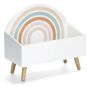 FÖRVARINGSLÅDA ZELLER RAINBOW BARN FURU 28X52X58CM