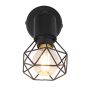 VÄGGLAMPA GLOBO XARA I SVART