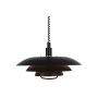 TAKLAMPA ANETA LIGHTING EPSILON MED HISS 45CM SVART