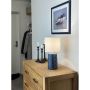 BORDSLAMPA ANETA LIGHTING BODIL BLÅ/NATURVIT