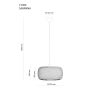 TAKLAMPA ANETA LIGHTING SVANNA E27 Ø57 BRUN