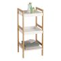 BADRUMSHYLLA ZELLER BAMBU 36X33X80CM VIT