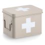 MEDICINLÅDA ZELLER METALL 22,5X16,5CM BEIGE 