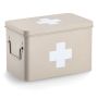 MEDICINLÅDA ZELLER METALL BEIGE 32X20CM