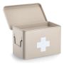 MEDICINLÅDA ZELLER METALL BEIGE 32X20CM