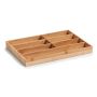 BESTICKLÅDA ZELLER BAMBU  44X30,6X4,3CM