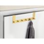 KLÄDHÄNGARE WENKO FÖR DÖRR CELANO 5 KROKAR GULD