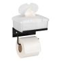 TOALETTPAPPERSHÅLLARE WENKO DESULO SVART