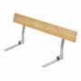 RYGGSTÖD PLUS TILL BORD/BÄNKSET 118CM GYLLENBRUN