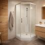 DUSCHKABIN SUNWIND ELSA 90X90X205CM VIT