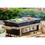 KOLGRILL GRLLR OSAKA HIBACHI PORTABEL 40X20CM SVART