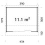 STUGA PALMAKO INES SLIDE 11,1M²