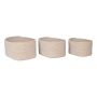 FÖRVARINGSKORG HOUSE NORDIC AMANDA BOMULL BEIGE 3-PACK