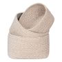 FÖRVARINGSKORG HOUSE NORDIC AMANDA BOMULL BEIGE 3-PACK