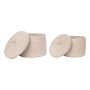 FÖRVARINGSKORG HOUSE NORDIC MICHELLE BOMULL BEIGE 2-PACK