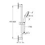DUSCHSET GROHE VITALIO START 110 KROM