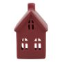 LJUSLYKTA HUS 17CM RÖD