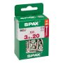 UNIVERSALSKRUV SPAX T-STAR PLUS VGW 3,5X20MM 100ST/FP