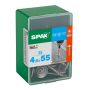 PLÅTSLAGARSKRUV SPAX T-STAR A2 T20 KULLERFÖRSÄNKT 4,5X55MM 25ST/FRP