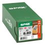KONSTRUKTIONSSKRUV SPAX T-STAR PLUS HI.FORCE C4 T40 8X80MM 50ST/FP
