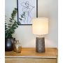 BORDSLAMPA ANETA LIGHTING BODIL BRUN/BEIGE 