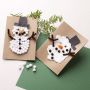 JULPYSSEL CREATIV COMPANY MINI DIY KIT JULKORT MED SNÖGUBBE
