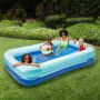 POOL FUNSICLE UPPBLÅSBAR 262X176CM BLÅ