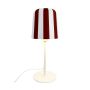 BORDSLAMPA DYBERG LARSEN GRY RÖD/VIT
