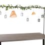 BORDSSTÅNG ESSCHERT DESIGN MED KLÄMMA METALL SVART