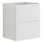 TVÄTTSTÄLLSSKÅP CAMARGUE VAL SLÄT 2 LÅDOR GRUND MATT VIT 50CM 