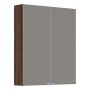 SPEGELSKÅP CAMARGUE VAL MED ELUTTAG 2 LUCKOR 60CM BRUN EK 