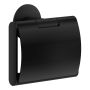 TOALETTPAPPERSHÅLLARE SMEDBO DOT MED LOCK MATT SVART