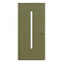 YTTERDÖRR LEKSANDSDÖRREN SUNNANÄNG M10X21 MED GLAS VÄNSTER GRÖN
