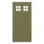 YTTERDÖRR LEKSANDSDÖRREN KULLSBJÖRKEN M10X21 MED GLAS HÖGER GRÖN