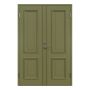 PARDÖRR LEKSANDSDÖRREN BRENÄS M15X20 HÖGER GRÖN