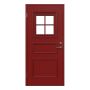 YTTERDÖRR LEKSANDSDÖRREN RÖNNÄS M10X21 MED GLAS VÄNSTER RÖD