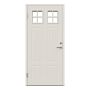 YTTERDÖRR LEKSANDSDÖRREN KULLSBJÖRKEN M9X21 MED GLAS VÄNSTER VIT