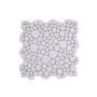 MOSAIK PEBBLE WHITE MATT PRIS PER ARK