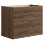 KOMMOD 2 LÅDOR 64X80X44CM BRUN EK